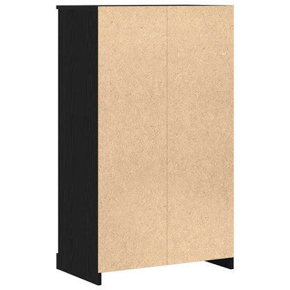Highboard Black Oak 60 x 35.5 x 103.5 cm Engineered Wood