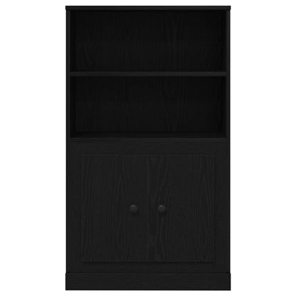 Highboard Black Oak 60 x 35.5 x 103.5 cm Engineered Wood