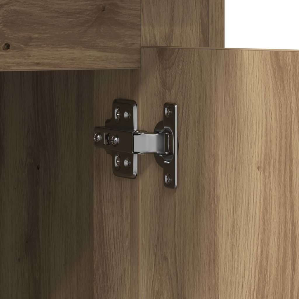 Desk with Drawer Artisan Oak 50 x 115 x 75 cm Engineered Wood