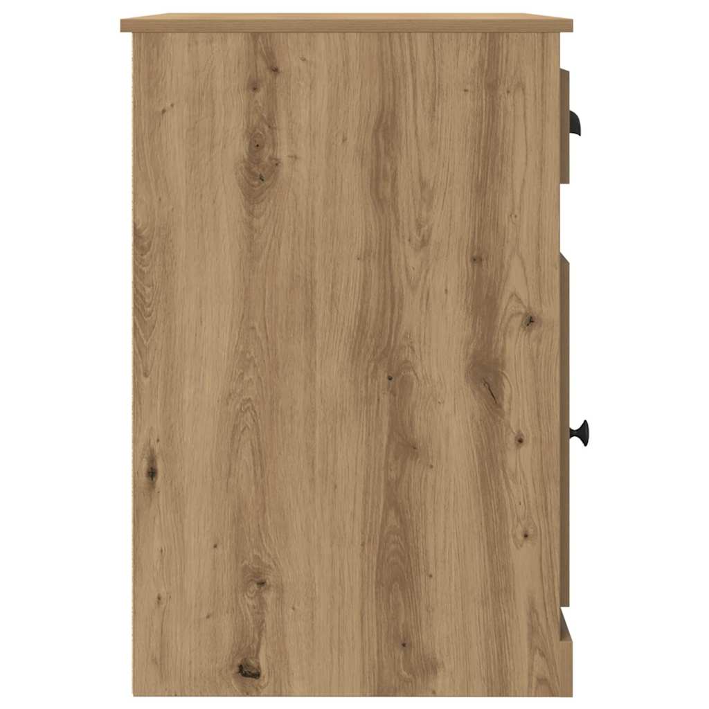 Desk with Drawer Artisan Oak 50 x 115 x 75 cm Engineered Wood