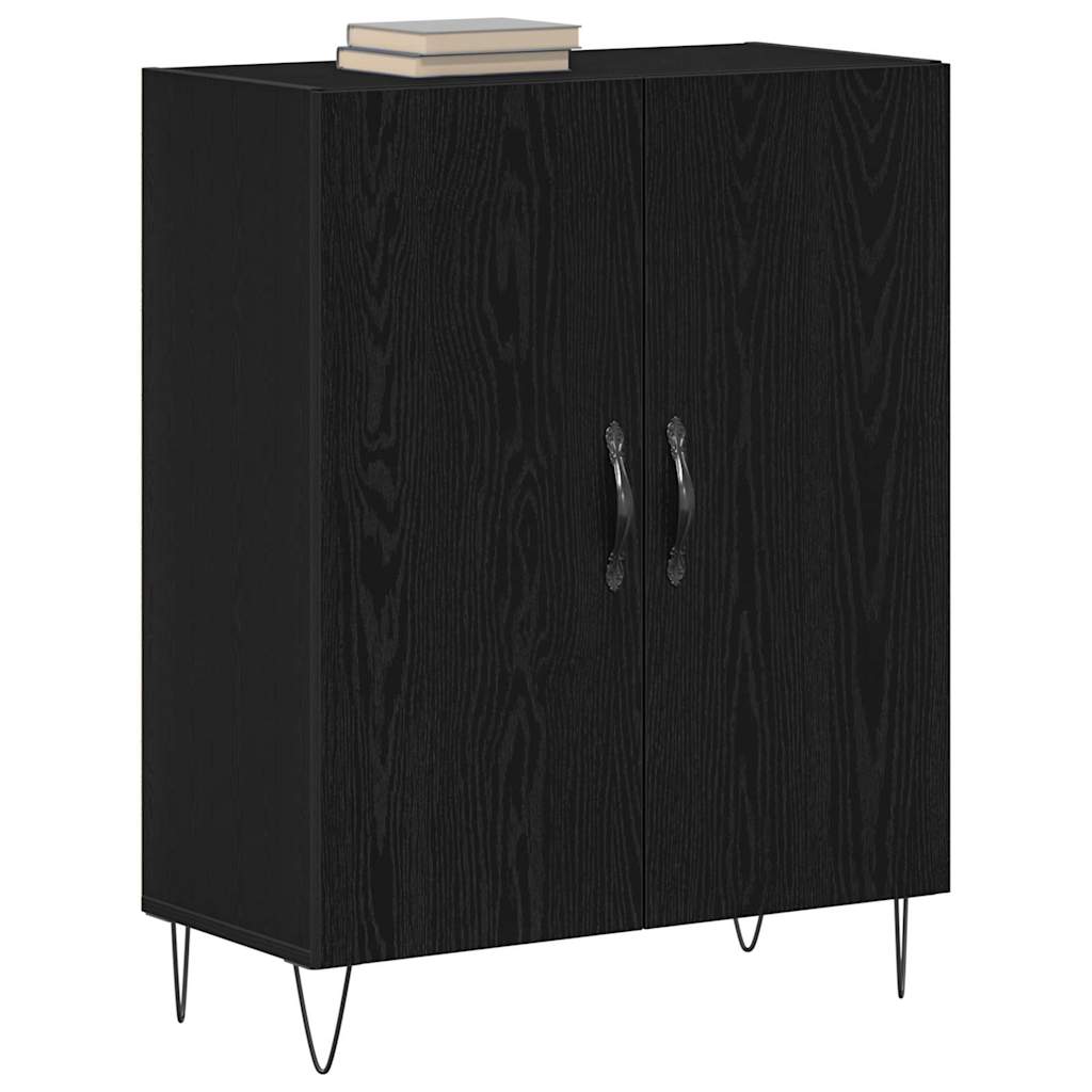 Sideboard Black Oak 69.5 x 34 x 90 cm Engineered Wood