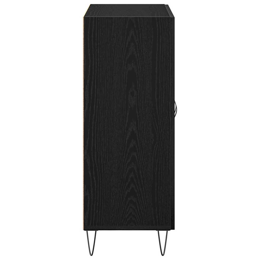 Sideboard Black Oak 69.5 x 34 x 90 cm Engineered Wood