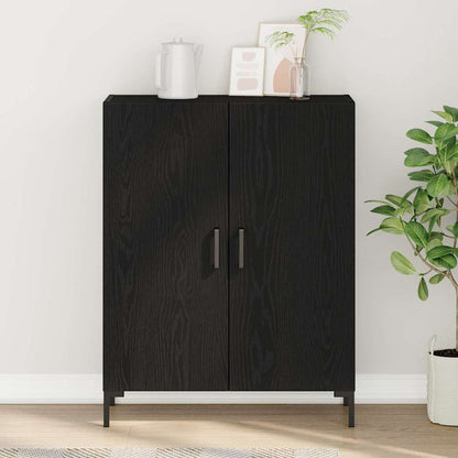 Sideboard Black Oak 69.5 x 34 x 90 cm Engineered Wood