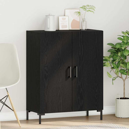 Sideboard Black Oak 69.5 x 34 x 90 cm Engineered Wood