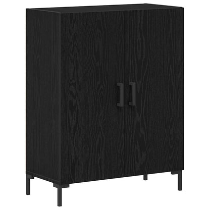 Sideboard Black Oak 69.5 x 34 x 90 cm Engineered Wood