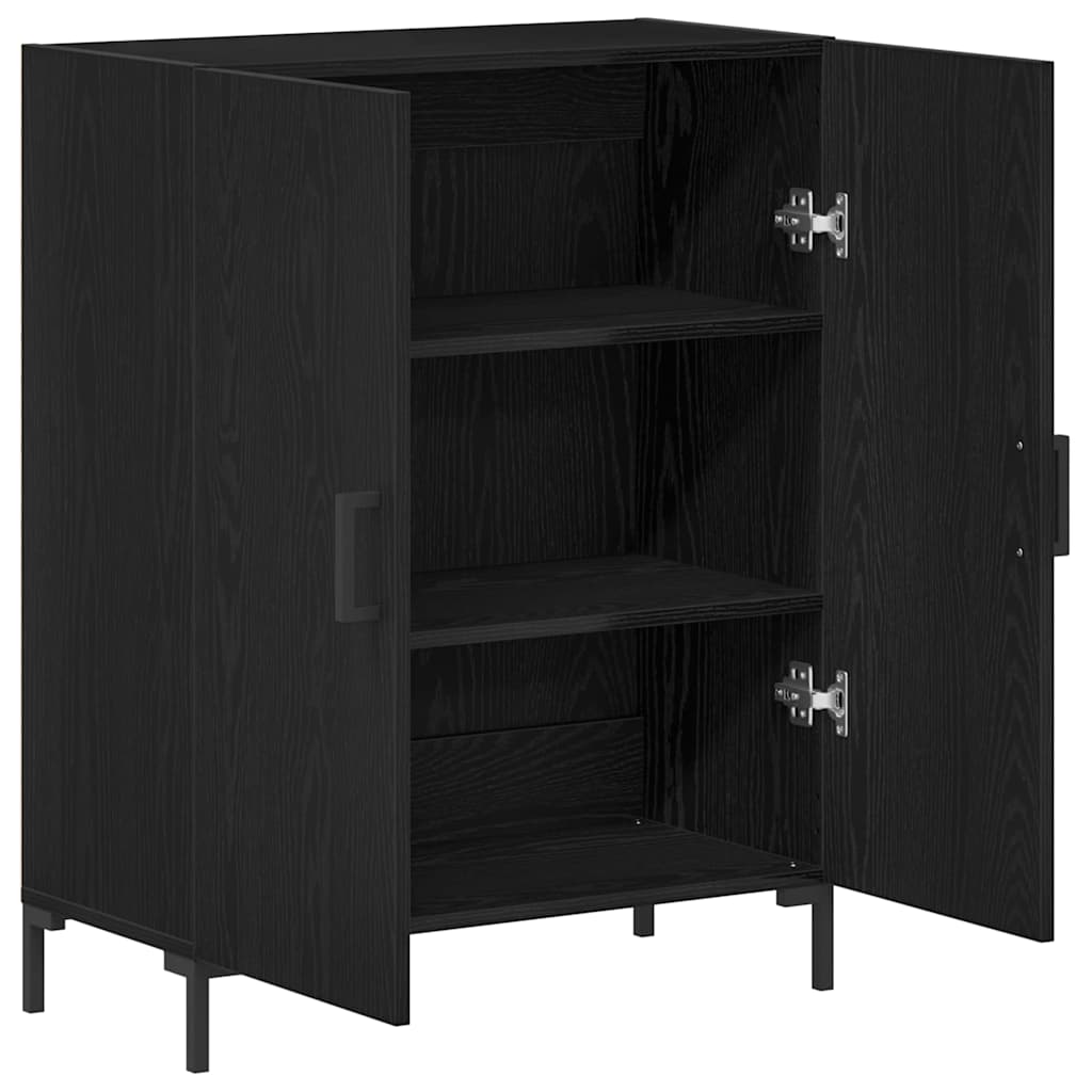 Sideboard Black Oak 69.5 x 34 x 90 cm Engineered Wood