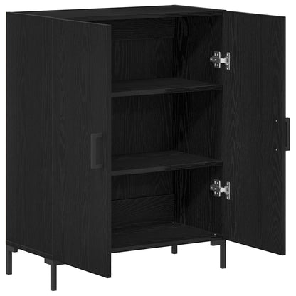 Sideboard Black Oak 69.5 x 34 x 90 cm Engineered Wood