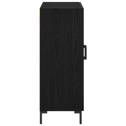 Sideboard Black Oak 69.5 x 34 x 90 cm Engineered Wood