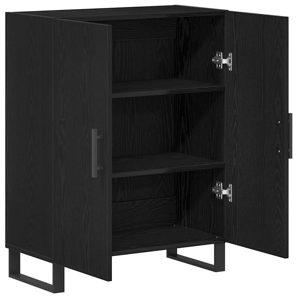 Sideboard Black Oak 69.5 x 34 x 90 cm Engineered Wood