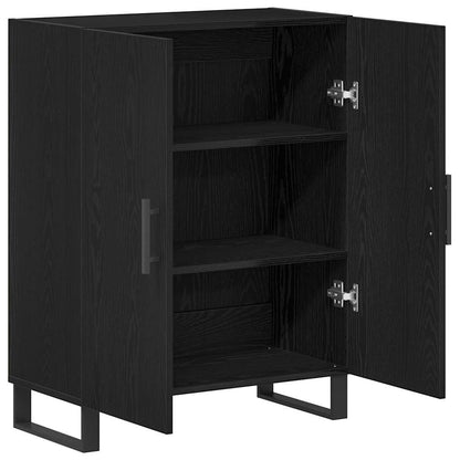 Sideboard Black Oak 69.5 x 34 x 90 cm Engineered Wood