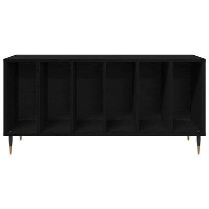 Record Cabinet Black Oak 100 x 38 x 48 cm Engineered Wood