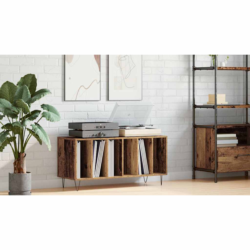 Record Cabinet Old wood 100 x 38 x 48 cm Engineered Wood