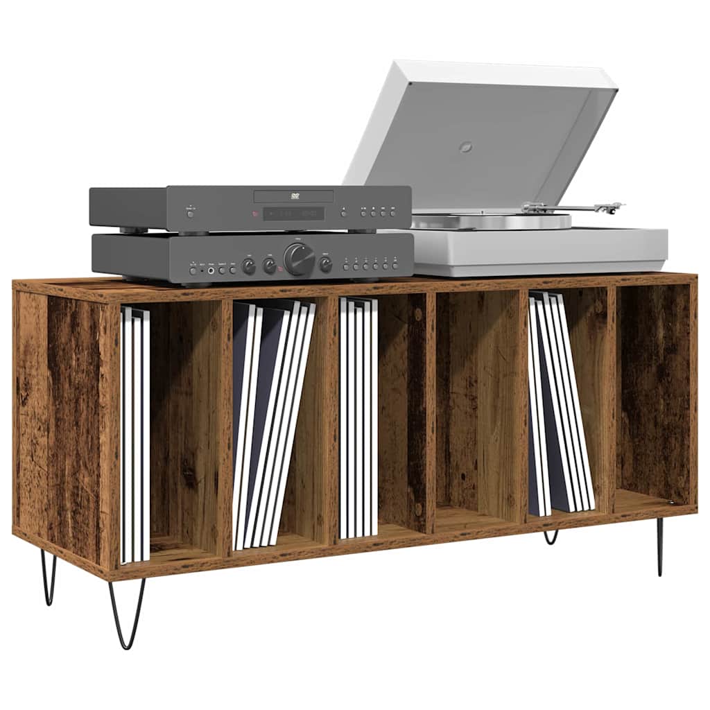Record Cabinet Old wood 100 x 38 x 48 cm Engineered Wood