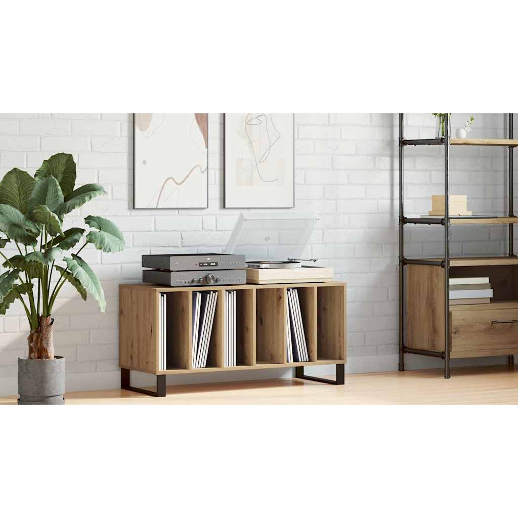 Record Cabinet Artisan oak 100 x 38 x 48 cm Engineered Wood