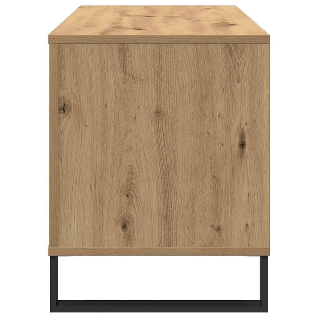 Record Cabinet Artisan oak 100 x 38 x 48 cm Engineered Wood