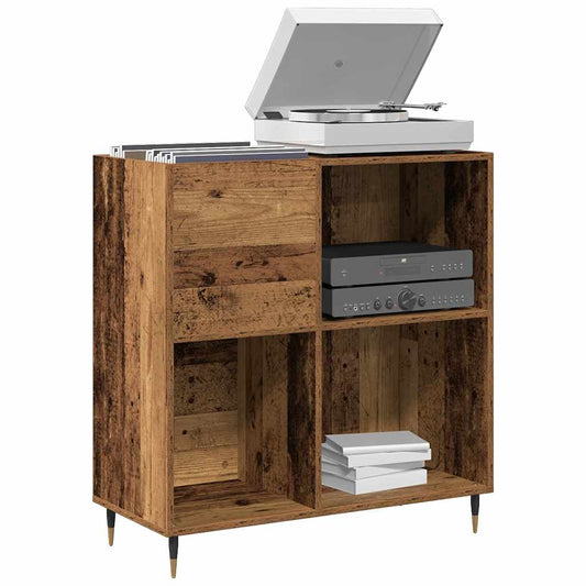 Record Cabinet Old wood 85 x 38 x 89 cm Engineered Wood