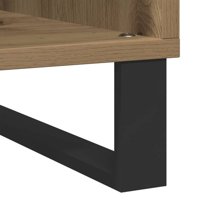 Record Cabinet Artisan oak 84.5 x 38 x 89 cm Engineered Wood
