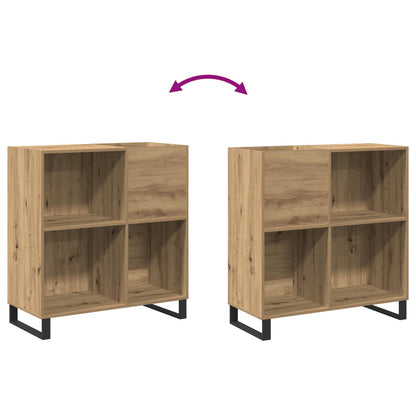 Record Cabinet Artisan oak 84.5 x 38 x 89 cm Engineered Wood