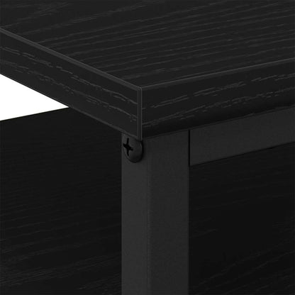 Bedside Cabinet 2 pcs Black Oak 34 x 35.5 x 50 cm