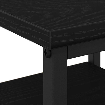 Bedside Cabinet 2 pcs Black Oak 34 x 36 x 50 cm Engineered Wood