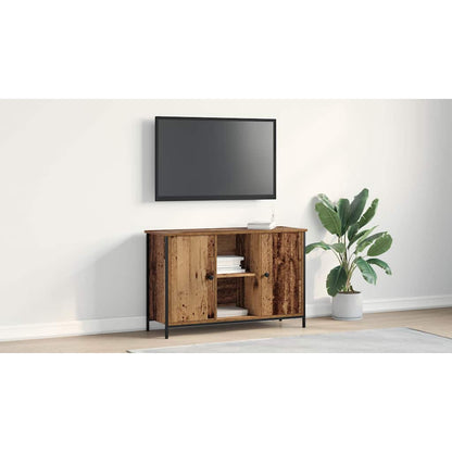 TV Cabinet Set Old Wood 101 x 35 x 65 cm Engineered Wood