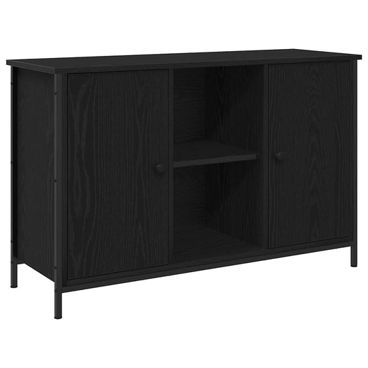 TV Cabinet Set Black Oak 101 x 35 x 65 cm Engineered Wood