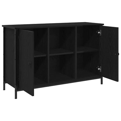 TV Cabinet Set Black Oak 101 x 35 x 65 cm Engineered Wood