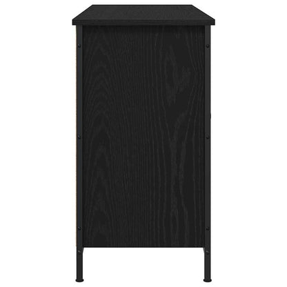 TV Cabinet Set 101 x 35 x 65 cm Black Oak Engineered Wood