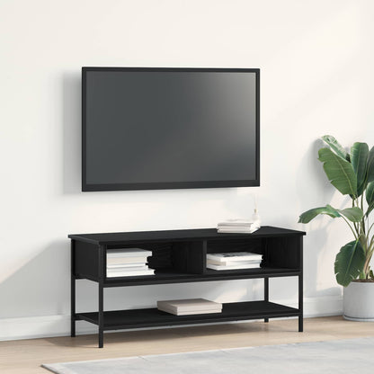 TV Cabinet Set Black Oak 100 x 35 x 45 cm Engineered Wood