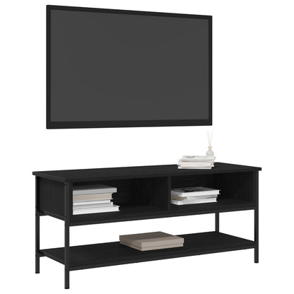 TV Cabinet Set Black Oak 100 x 35 x 45 cm Engineered Wood
