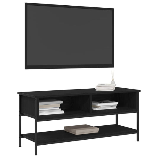 TV Cabinet Set Black Oak 100 x 35 x 45 cm Engineered Wood