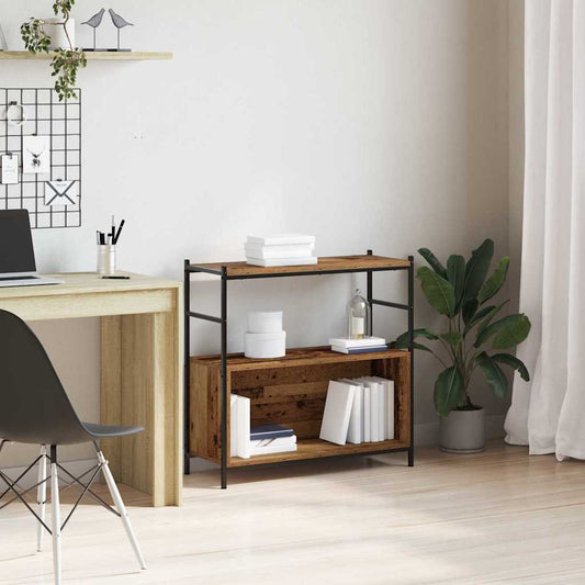Bookshelf 80 x 30 x 78.5 cm Engineered Wood Smoked Oak