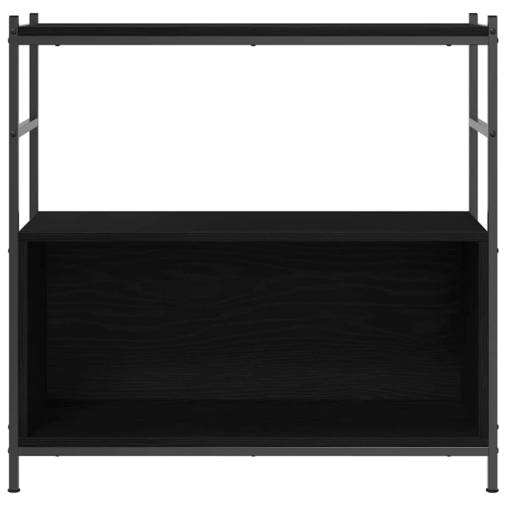 Bookshelf 80 x 30 x 78.5 cm Engineered Wood Black Oak