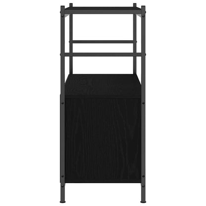 Bookshelf 80 x 30 x 78.5 cm Engineered Wood Black Oak
