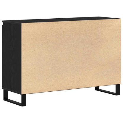 Sideboard Black Oak 101.5 x 35 x 70 cm Engineered Wood