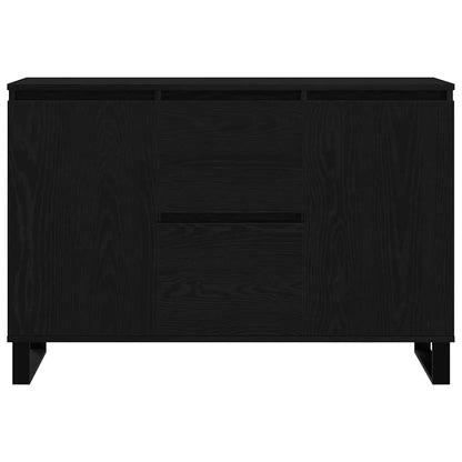 Sideboard Black Oak 101.5 x 35 x 70 cm Engineered Wood