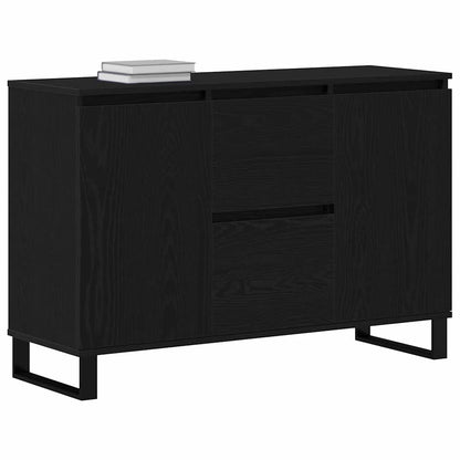 Sideboard Black Oak 101.5 x 35 x 70 cm Engineered Wood
