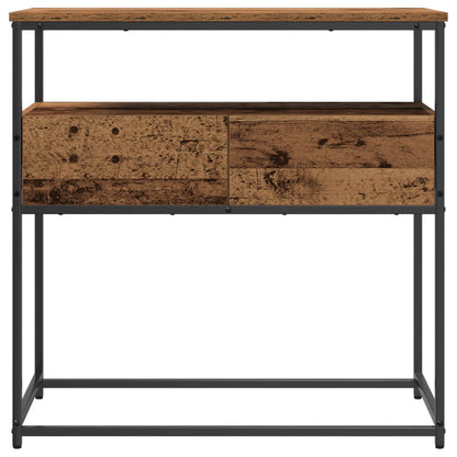 Console Table Old Wood 75 x 40 x 75 cm Engineered Wood