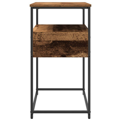 Console Table Old Wood 75 x 40 x 75 cm Engineered Wood