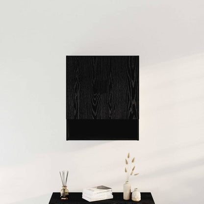 Wall-mounted Cabinet 60 x 31 x 70 cm Engineered Wood Black Oak