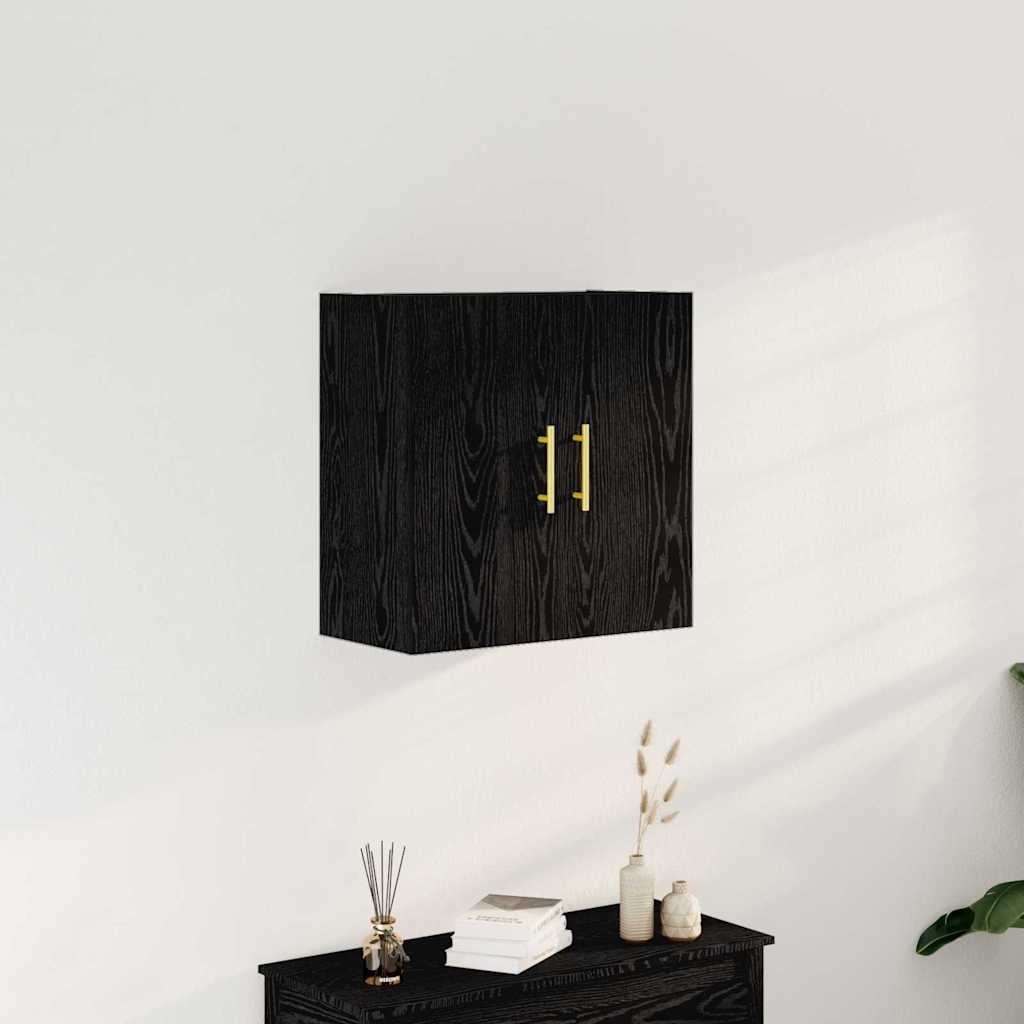 Wall-mounted Cabinet 60 x 31 x 70 cm Engineered Wood Black Oak