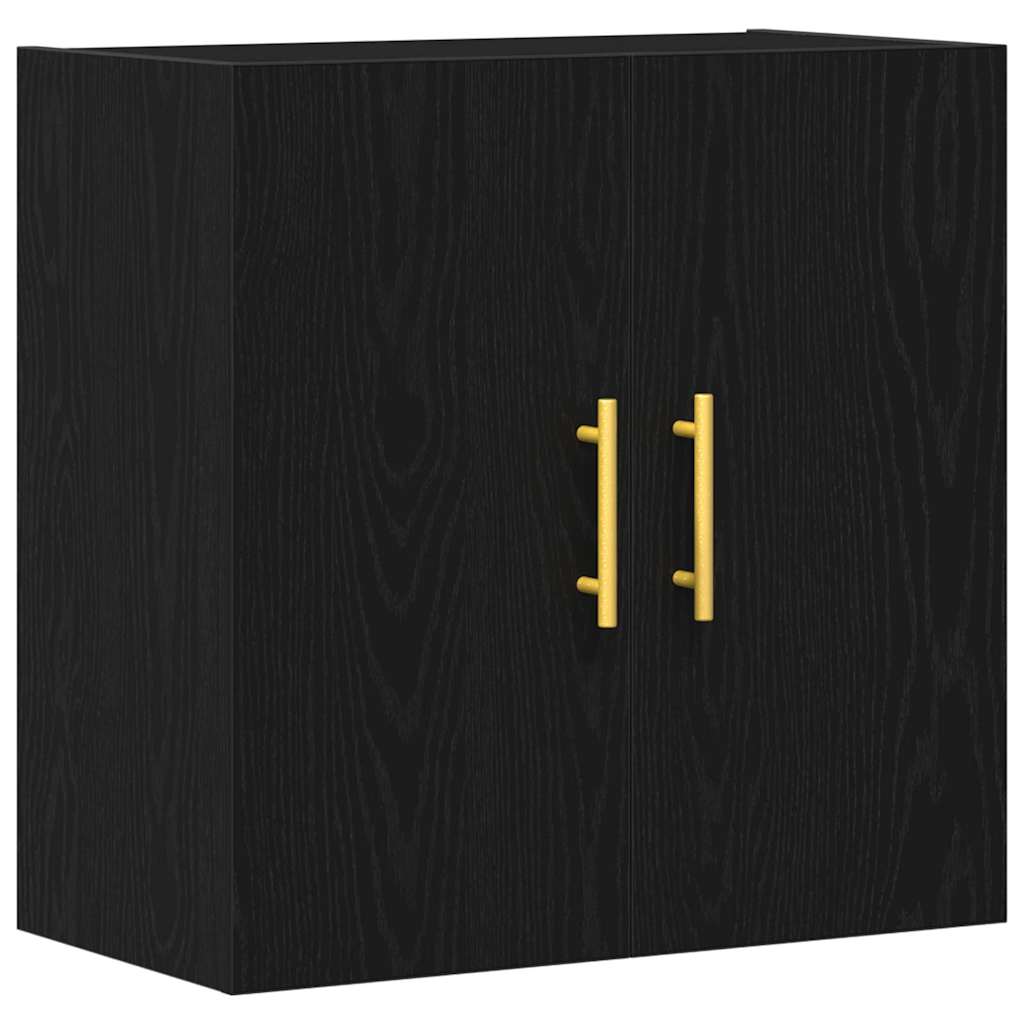 Wall-mounted Cabinet 60 x 31 x 70 cm Engineered Wood Black Oak
