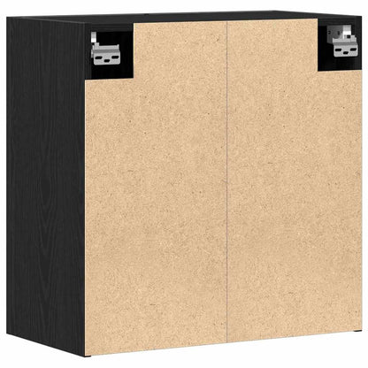 Wall-mounted Cabinet 60 x 31 x 70 cm Engineered Wood Black Oak