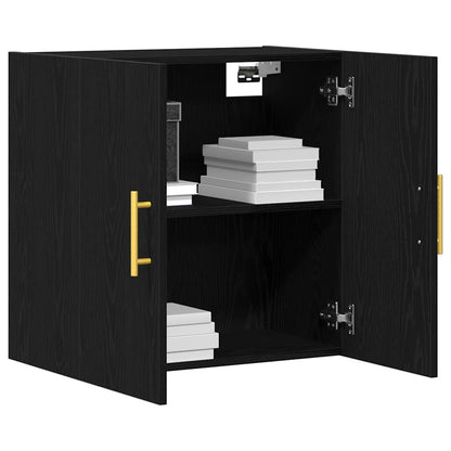 Wall-mounted Cabinet 60 x 31 x 70 cm Engineered Wood Black Oak