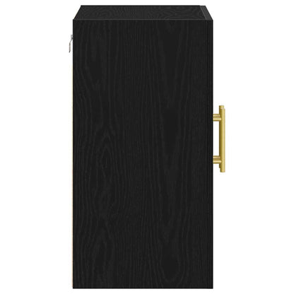 Wall-mounted Cabinet 60 x 31 x 70 cm Engineered Wood Black Oak