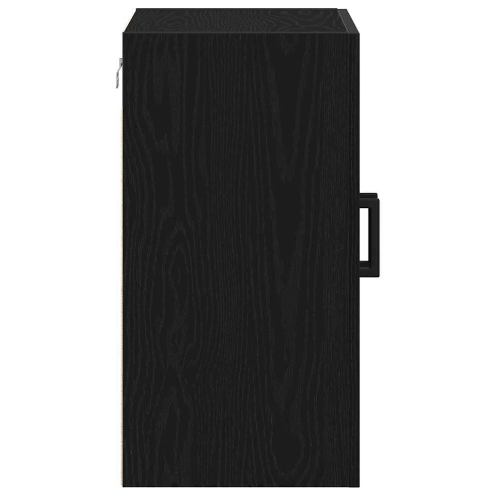 Wall-mounted Cabinet 60 x 31 x 60 cm Engineered Wood Black Oak