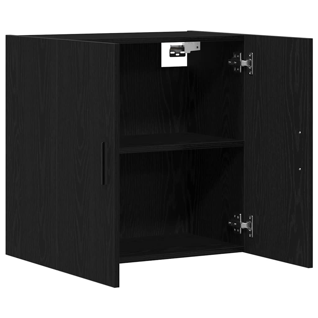Wall-mounted Cabinet 60 x 31 x 60 cm Engineered Wood Black Oak