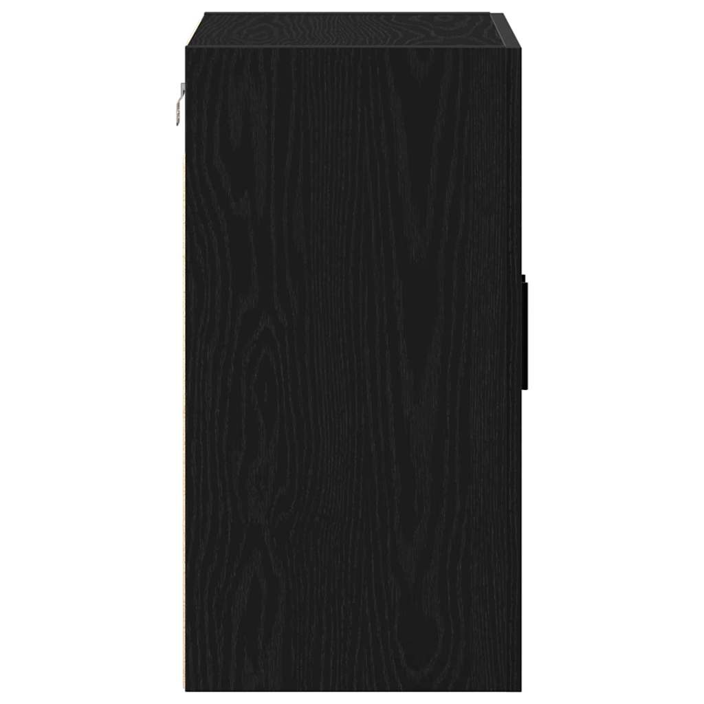 Wall-mounted Cabinet 60 x 31 x 60 cm Engineered Wood Black Oak