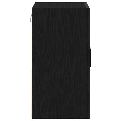 Wall-mounted Cabinet 60 x 31 x 60 cm Engineered Wood Black Oak