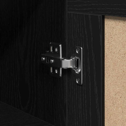 Wall-mounted Cabinet Black Oak 69.5 x 34 x 90 cm